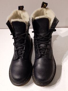 Dr.Martens Women's Serena Burnished Wyoming Leather Fashion Boot